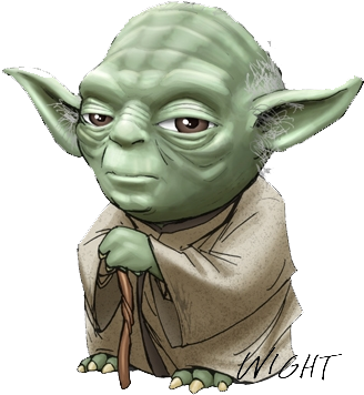 Yoda - Chibi Star Wars (337x367), Png Download