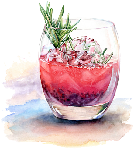 Banner Free Stock Painting Drink Illustration Drinks - Realistic Food Drawing (538x565), Png Download