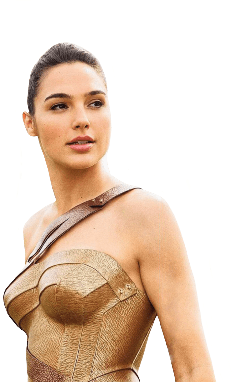 Wonder Woman Profile - Wonder Woman Gal Gadot Makeup (1024x1219), Png Download