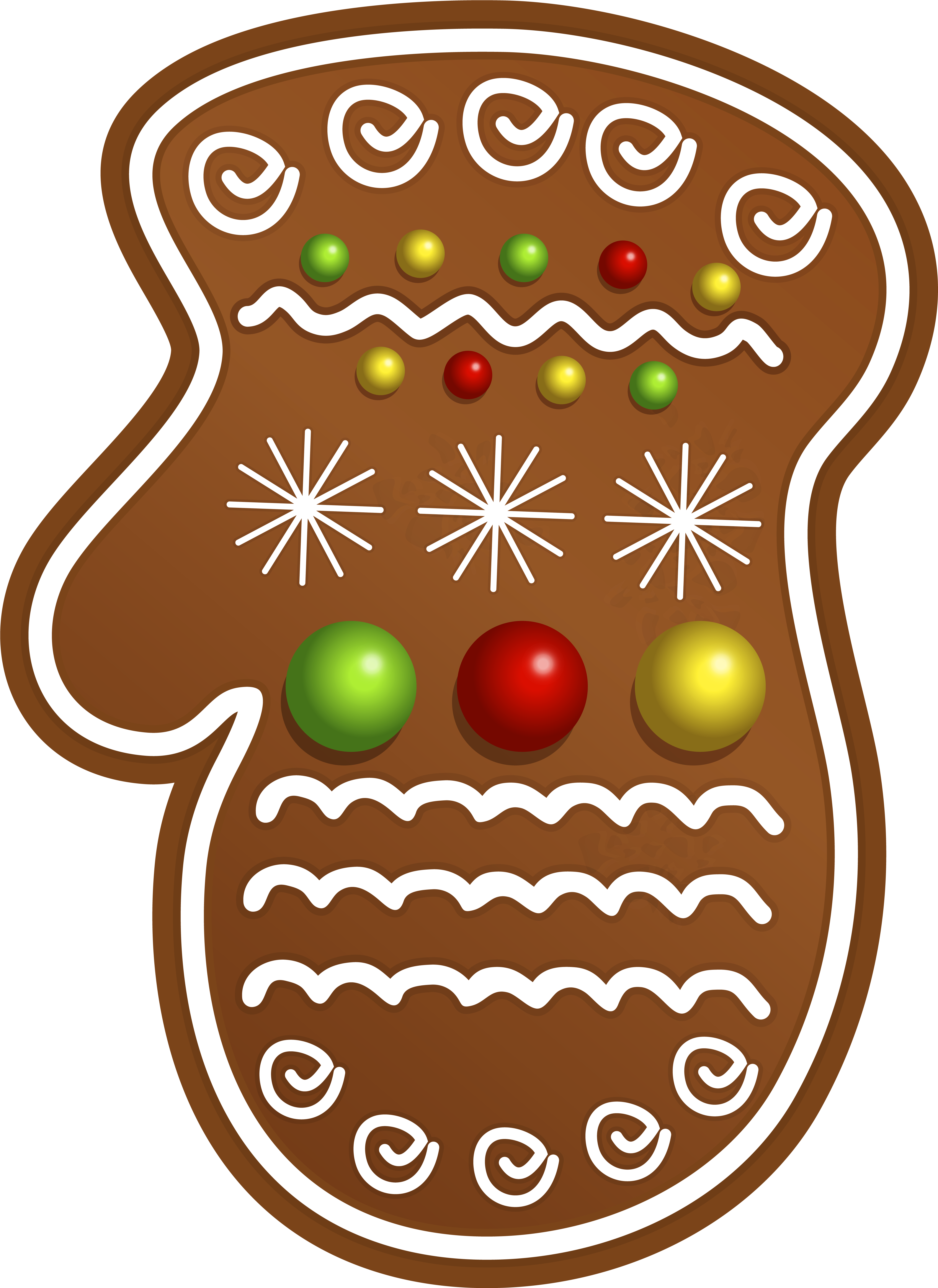 Christmas Cookie Glove Png Clipart Image - Christmas Cookies Clipart Png (4505x6033), Png Download