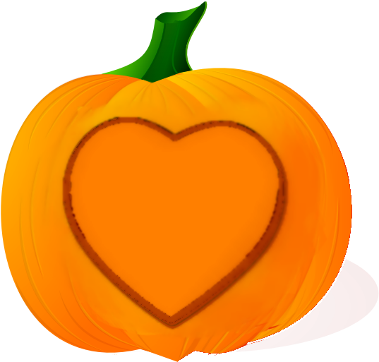 Love Pumpkin - Jack O Lantern Clipart (600x570), Png Download