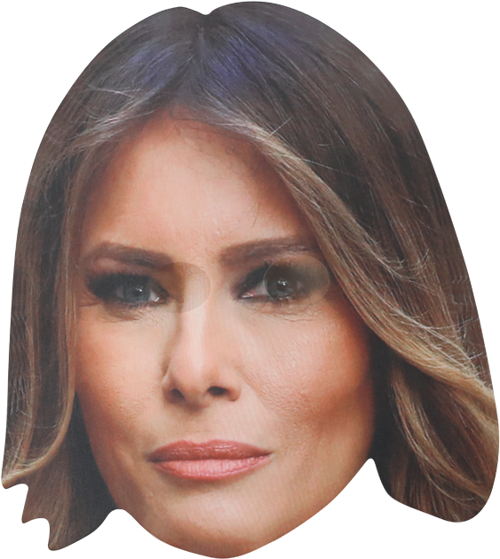 Melania Trump Png - Melania Trump Face Transparent (593x650), Png Download