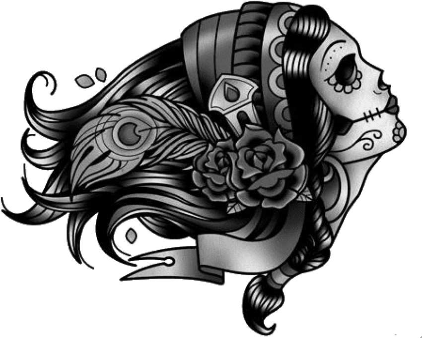 Tattoo Drawing Png - Rose Tattoo Transparent Png (469x368), Png Download