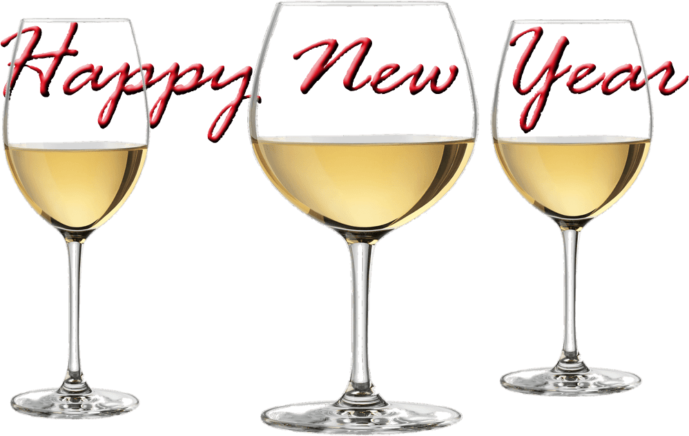 Happy New Year Transparent Background Png Image - Lesser & Pavey Mr & Mrs Right Glasses Set (1000x683), Png Download