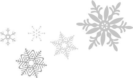 Snowflakes Transparent Png - Snowflakes Transparent (442x280), Png Download