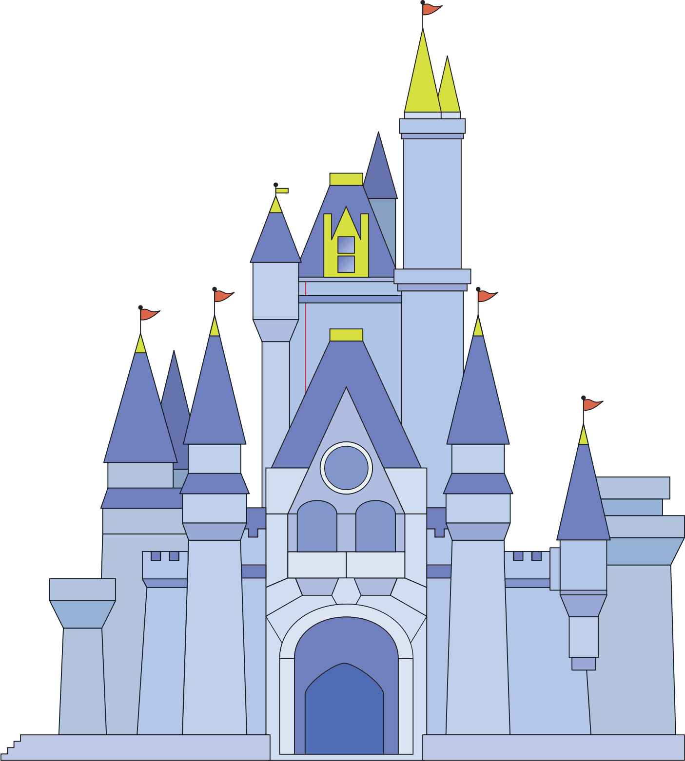 Magic Kingdom Sleeping Beauty Castle Cinderella Castle - Magic Kingdom Castle Png (675x750), Png Download