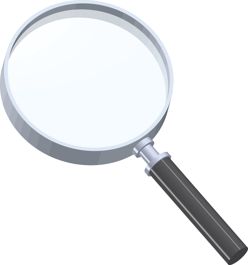 Magnifying Glass (958x1024), Png Download