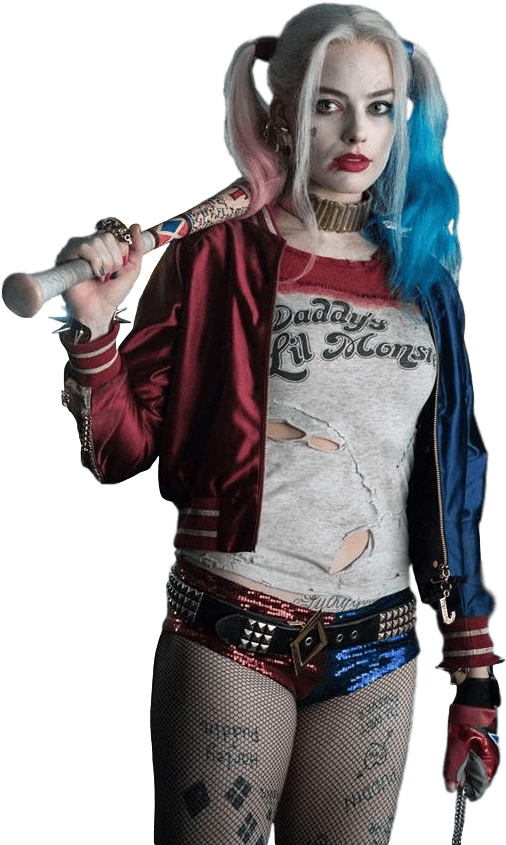 Download - Lock Screen Harley Quinn (513x852), Png Download
