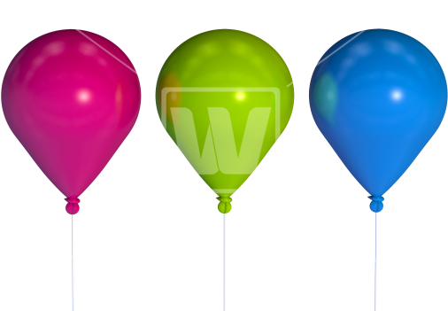 Colorful Balloons Png - Balloon Png High Resolution Png (550x366), Png Download
