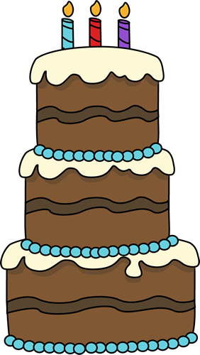 Birthday Cake Drawing - 3 Layer Cake Clipart (282x500), Png Download