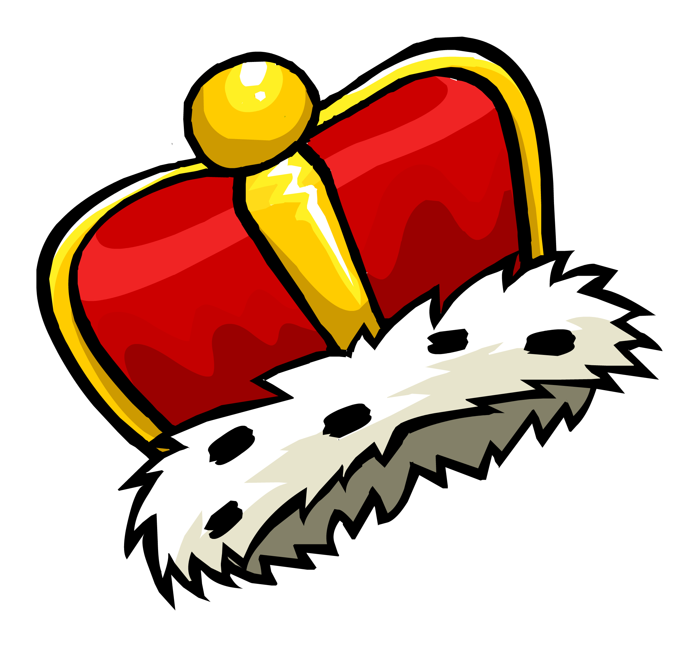 King's Crown Pin - Club Penguin (2304x2131), Png Download