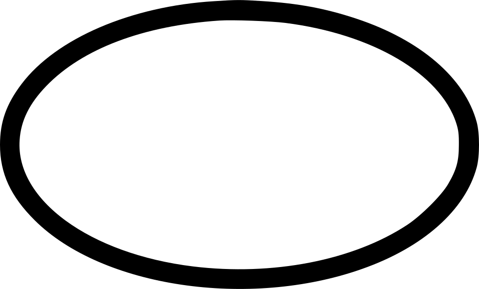 Oval Png - Circle With Border Png (980x592), Png Download