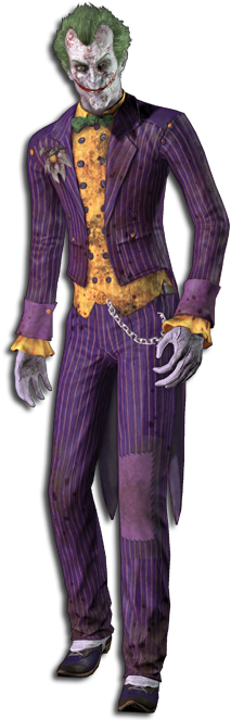 Joker - Joker Arkham Knight Png (221x663), Png Download