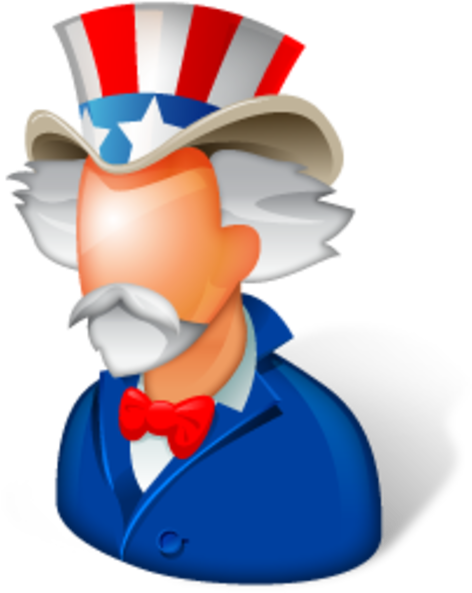 Uncle Sam - Uncle Sam Icon (600x600), Png Download