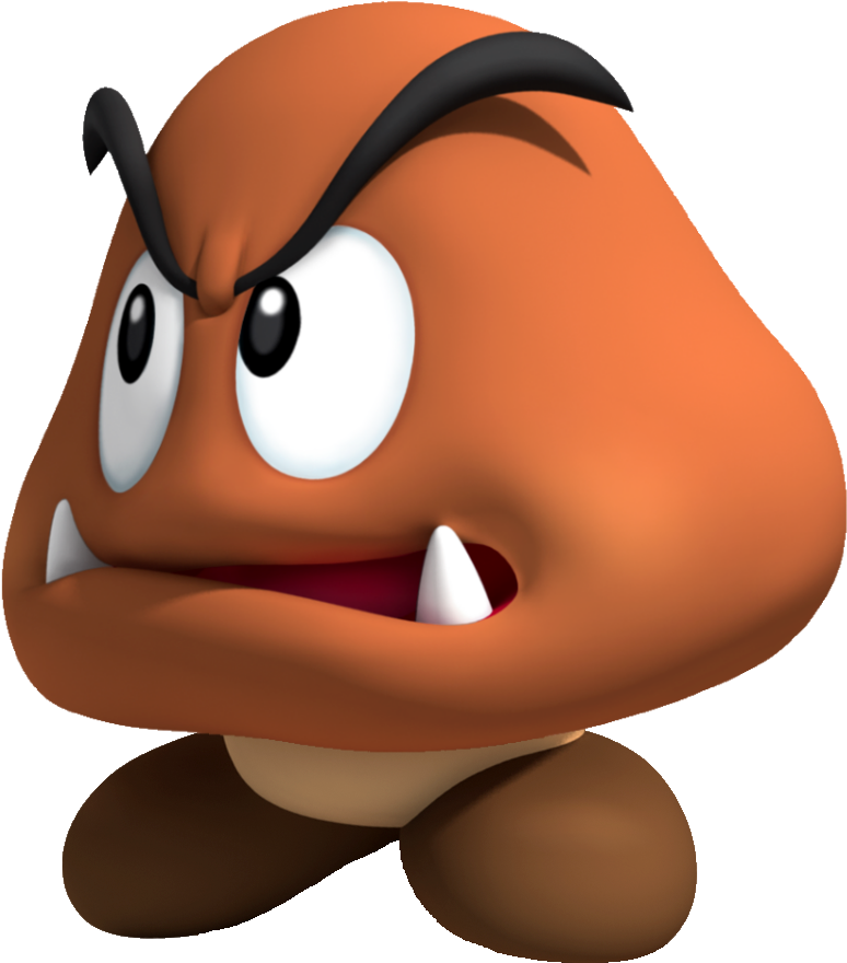 Grand Goomba, Super Mario 3d Land (833x949), Png Download