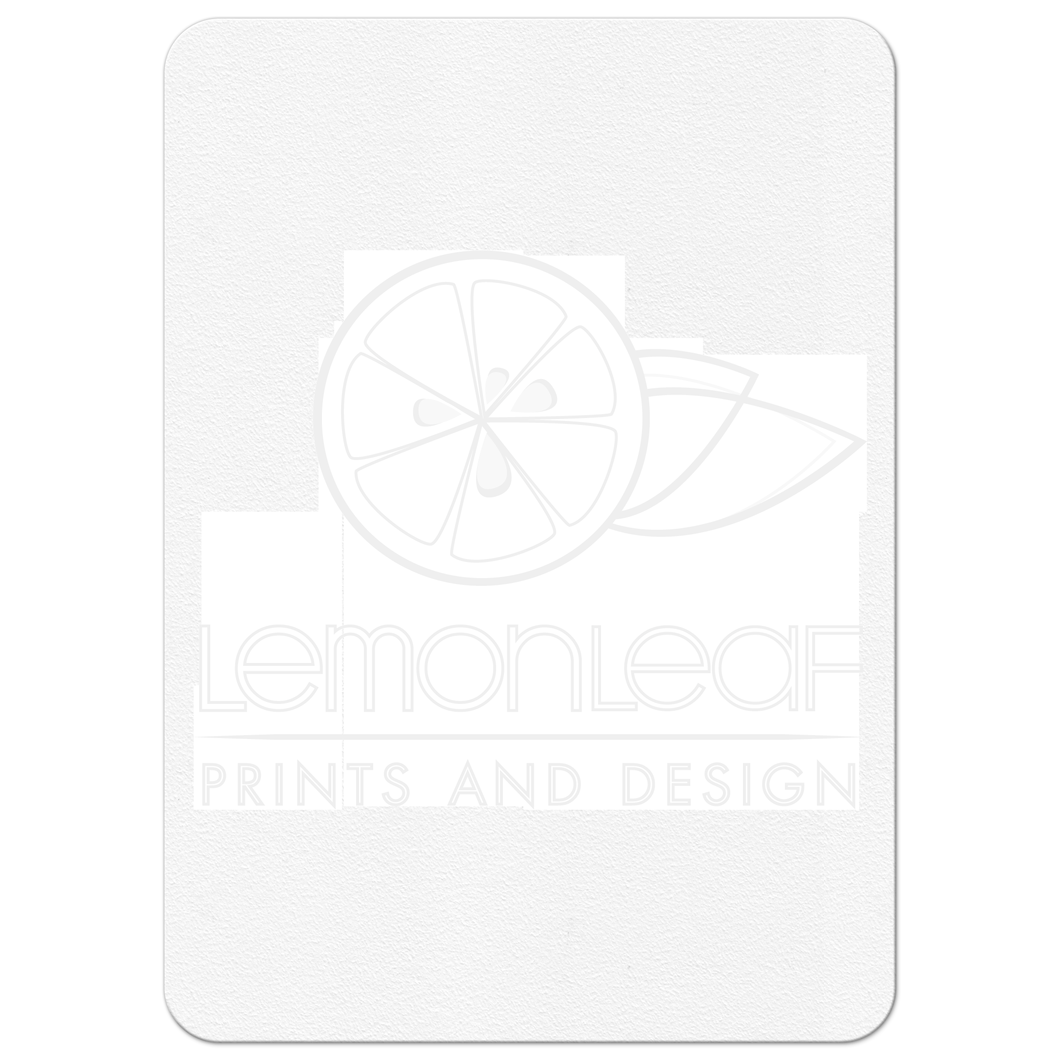 Please Note That All Designs On Lemon Leaf Prints Are - Crescent (2175x2175), Png Download
