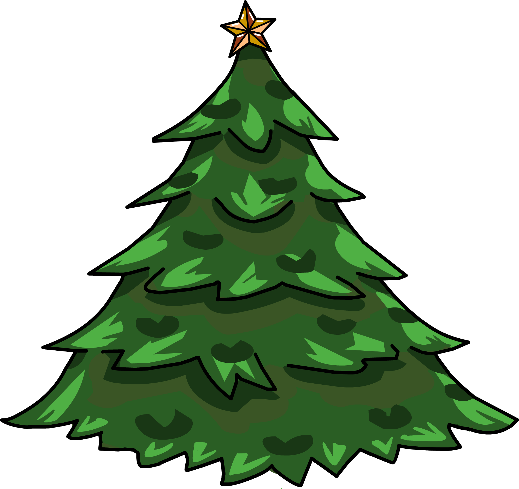 Holiday Tree - Club Penguin Christmas Furniture Id (1988x1870), Png Download