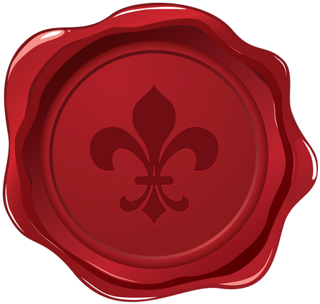 Fleur De Lys Wax Seal Prev By Dragonart - Duck And Waffle Logo Png (495x495), Png Download