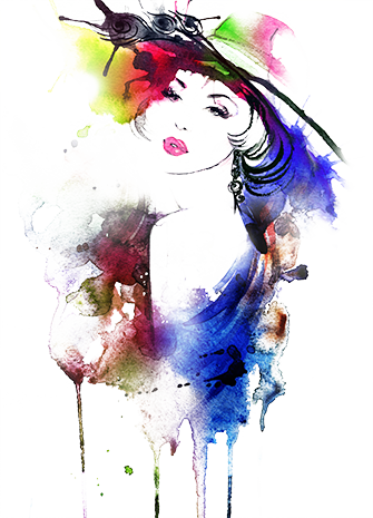 The Story Of The Innovation Company - Watercolor Woman Png Transparent (335x465), Png Download