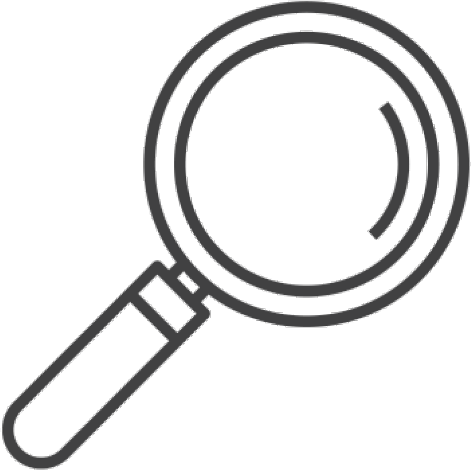 Magnifying Glass - White Magnifying Glass Png (970x967), Png Download