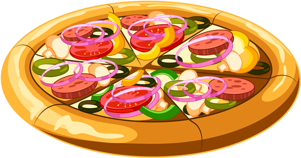 Pizza Png Clip Art Image - Pizza (600x315), Png Download