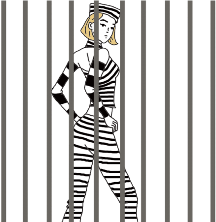 Criminal Drawing Jail Bar - Png Transparente Cage Prison (450x450), Png Download