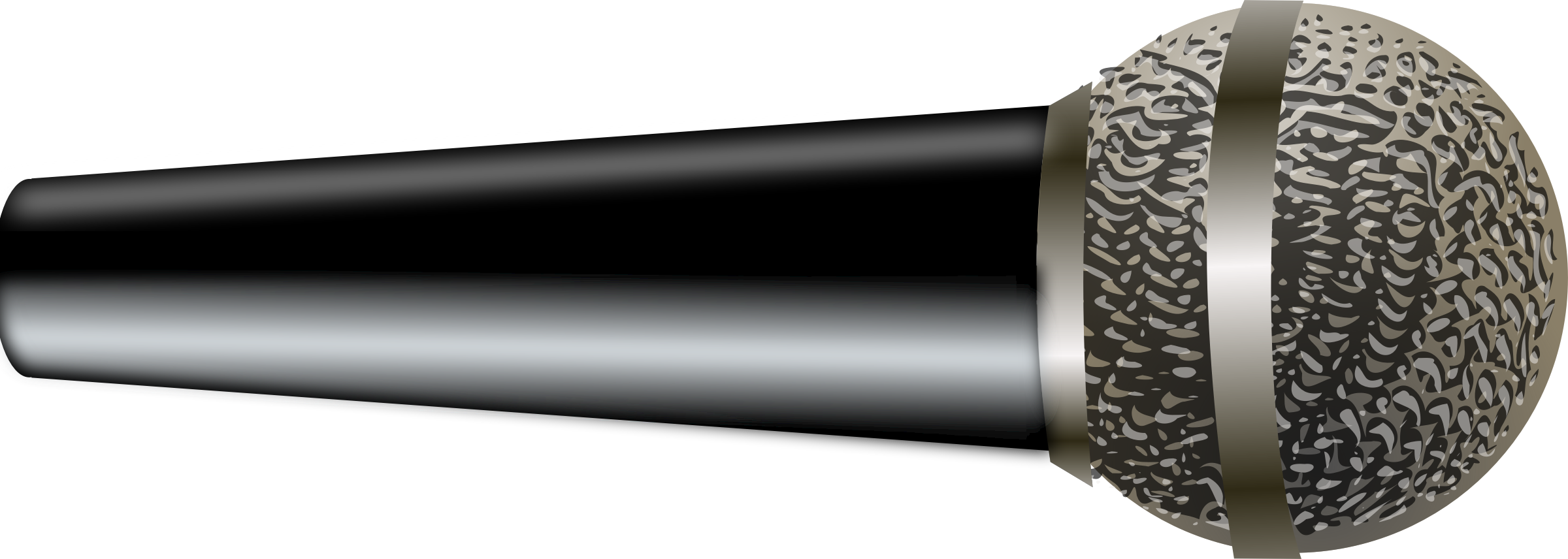 Microphone Png Image - Microphone Clipart (2400x856), Png Download