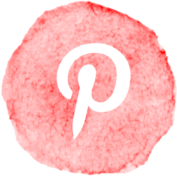 Pinterest - Social Media Icons Png Watercolor (475x475), Png Download