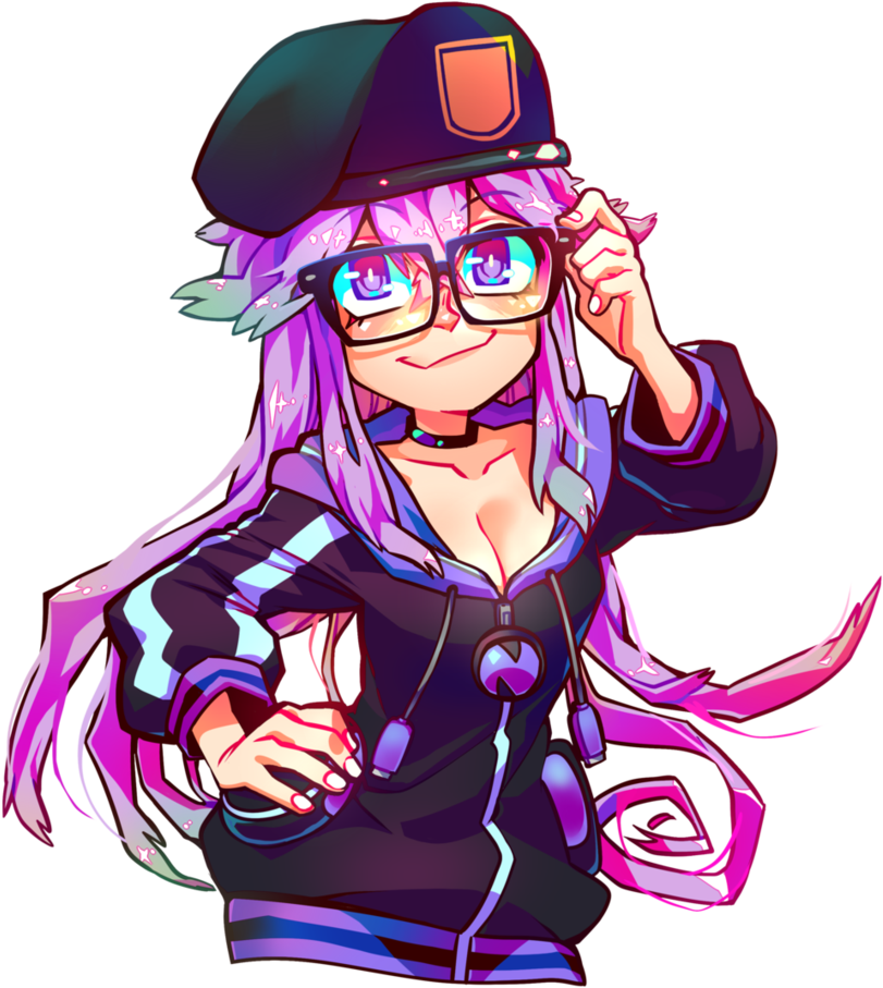 [cm] Nepped Waifu By Krooked-glasses On Deviantart - Krooked Glasses Art Style (867x921), Png Download