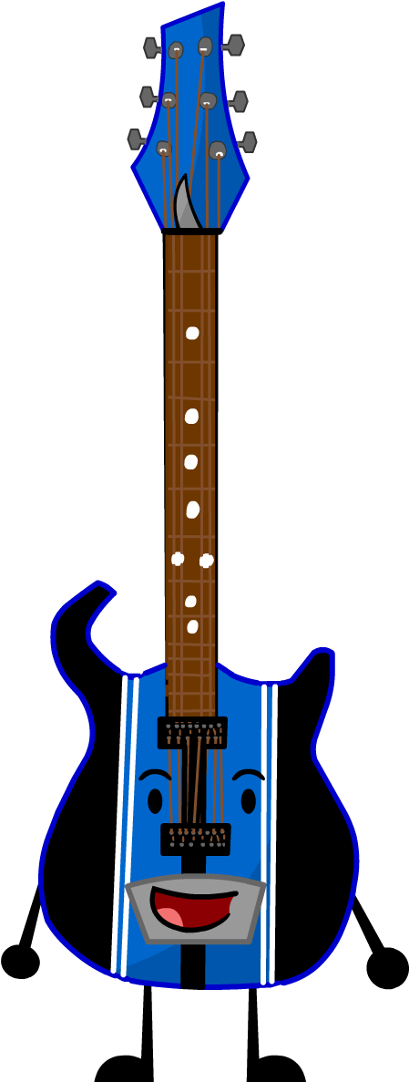 Guitar - Inanimate Insanity Recommended Characters Guitar (460x1186), Png Download