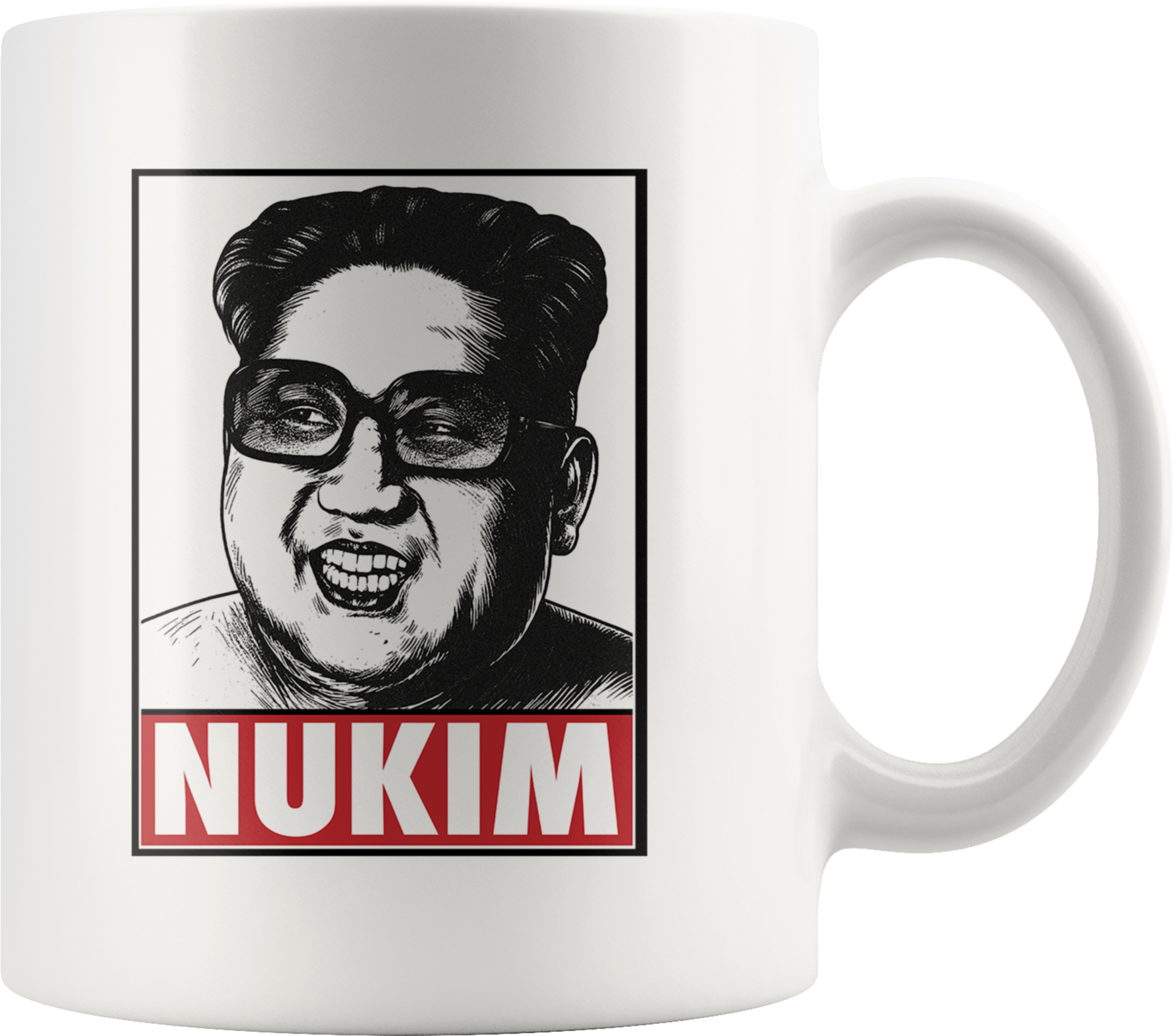 Nukim Kim Jong Un Mug - Mug (2000x2000), Png Download
