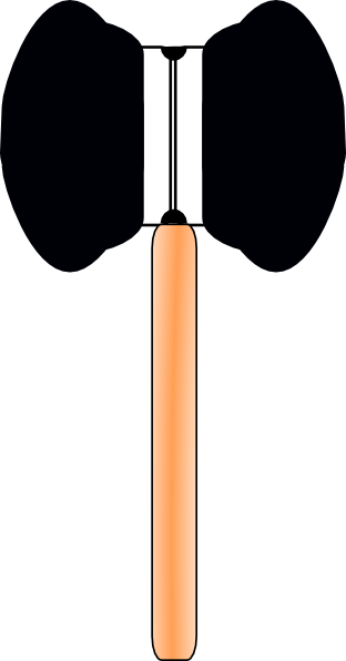 How To Set Use Gavel Hammer Svg Vector (312x596), Png Download