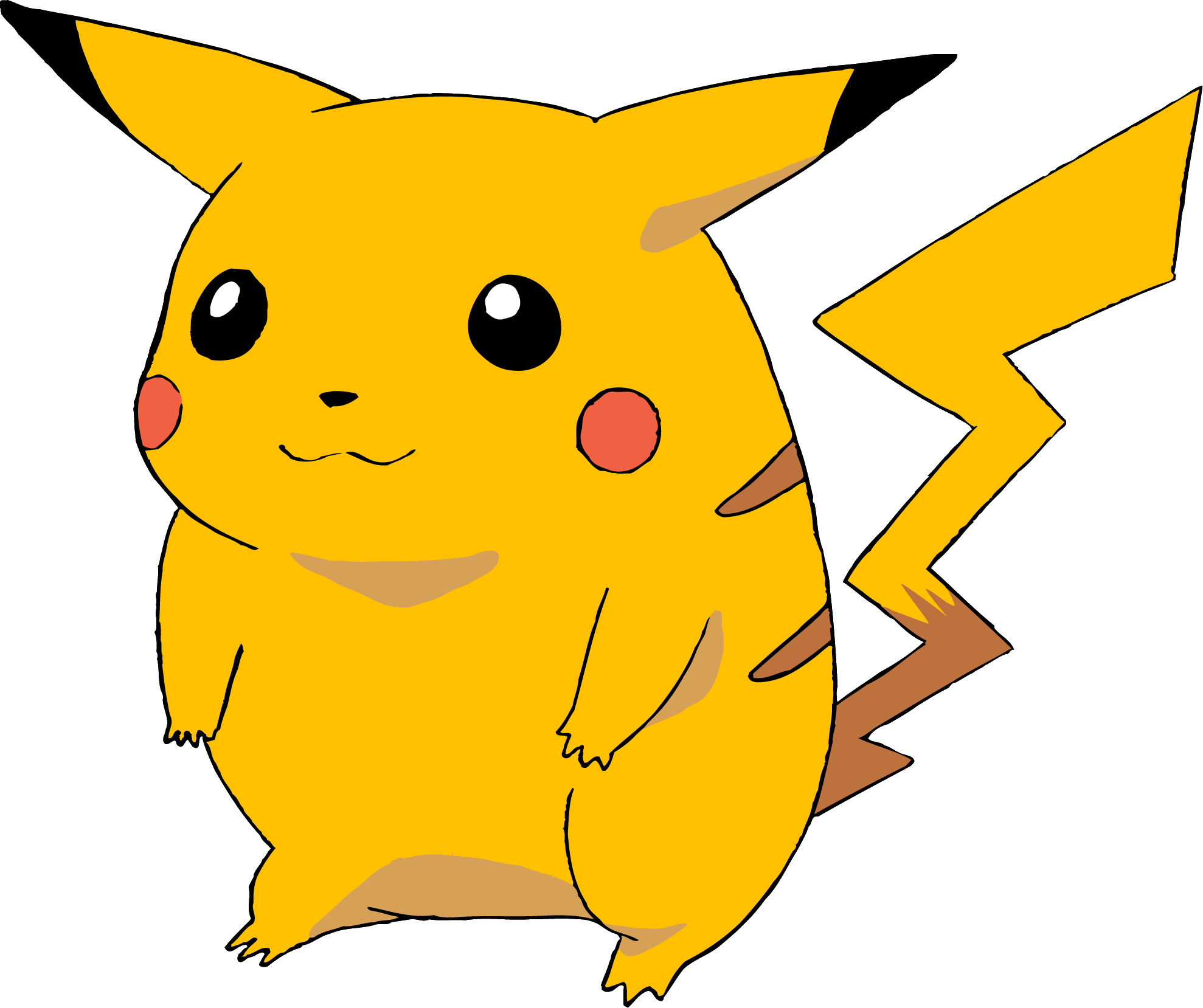 025pikachu Os Anime - Pokemon Pikachu Old (1978x1658), Png Download