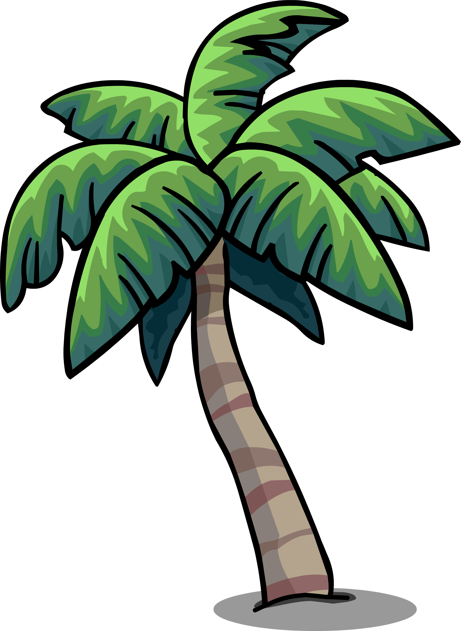 Tropical Palm Sprite 003 - Clip Art (1836x2512), Png Download