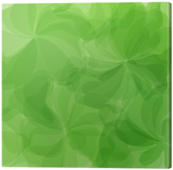 Green Background Watercolor Painting Canvas Print • - Motif (400x400), Png Download