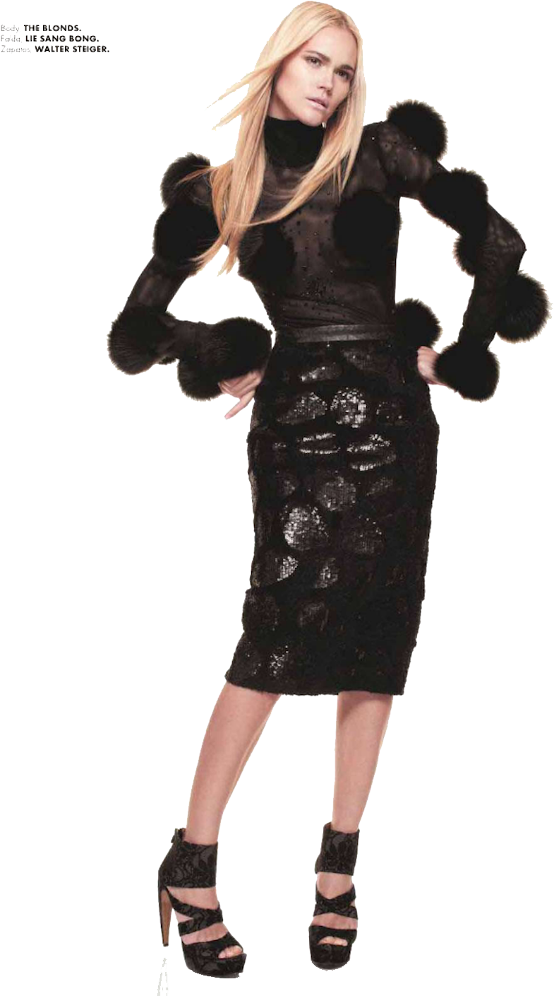 Fashion Model Png Free Download - Fashion Model Png (1100x1435), Png Download