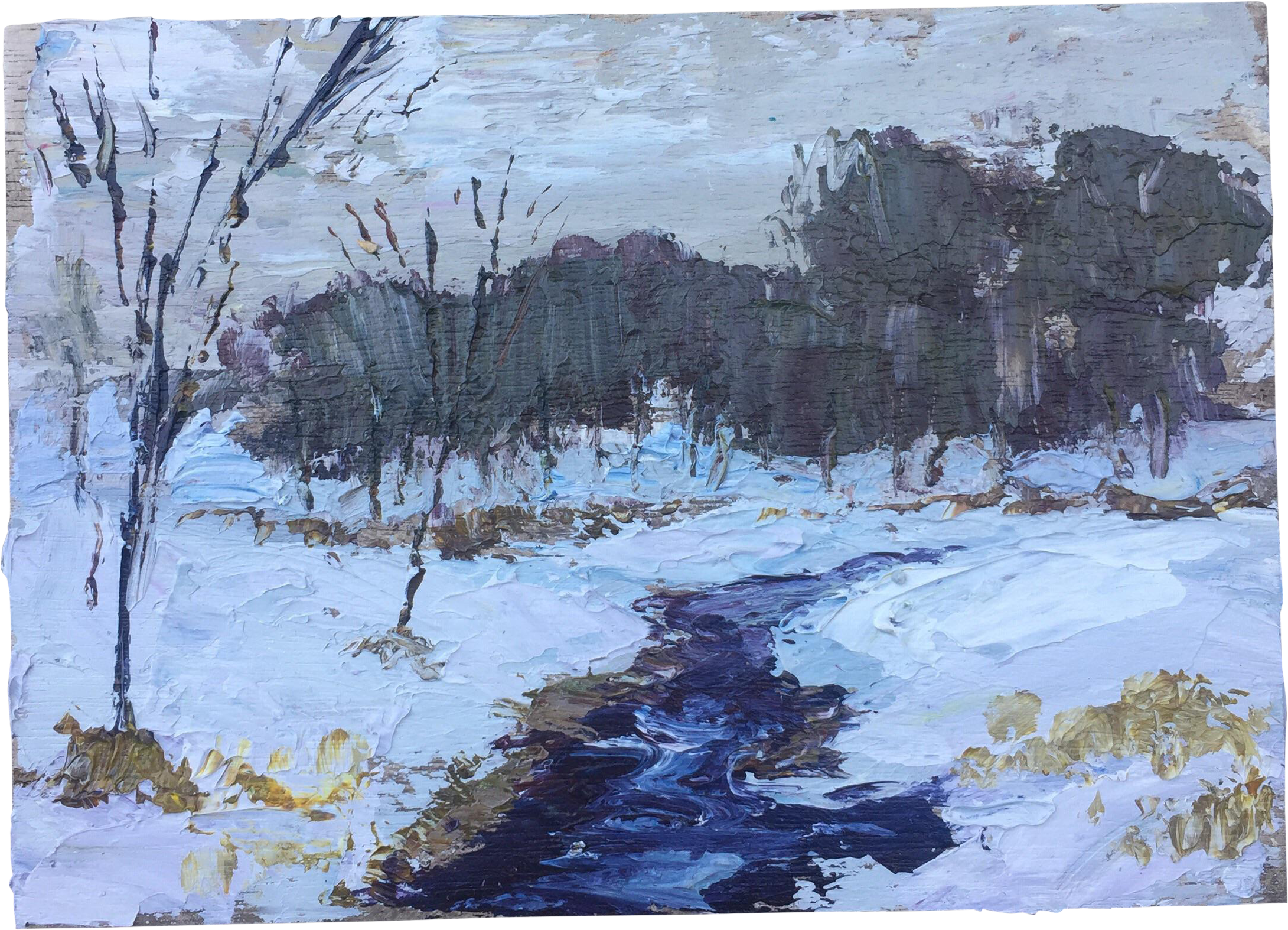 Contemporary Bucks County Landscape Painting By David - Landscape Painting (2422x1748), Png Download