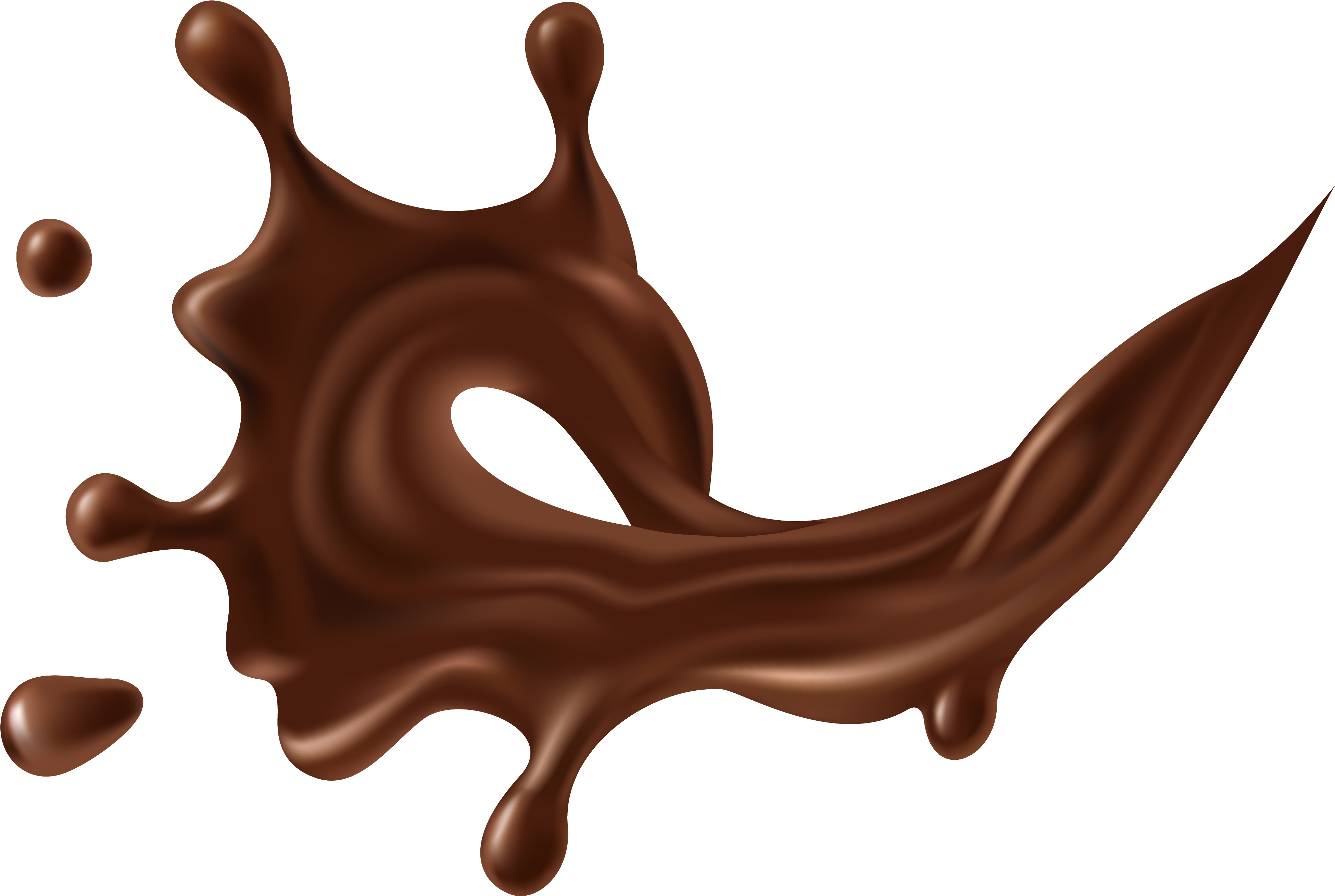 chocolate milk splash vector