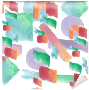 Colorful Texture Illustration Pattern In A Watercolor - Watercolor Painting (400x400), Png Download