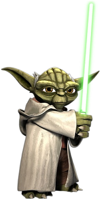 Master Jedi Yoda-2 - Star Wars La Guerra De Los Clones Yoda (400x400), Png Download
