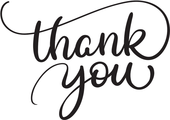 Thank You Script - Thank You Text Vector (800x533), Png Download