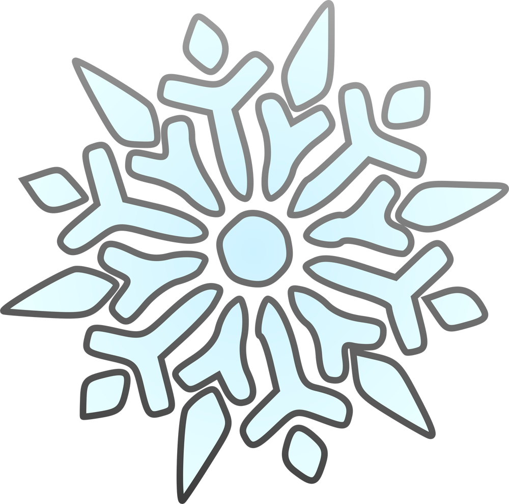 Clip Arts Related To - Snowflake Clip Art (600x595), Png Download