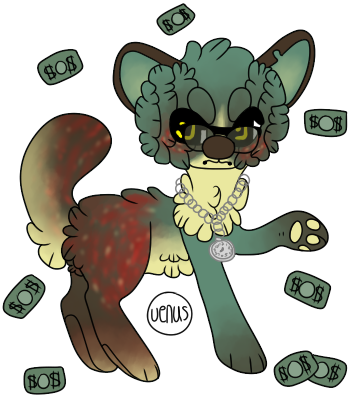 Raining Money - Cartoon (352x398), Png Download