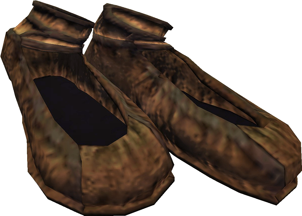 Russet Felt Shoes - Boot (1252x971), Png Download