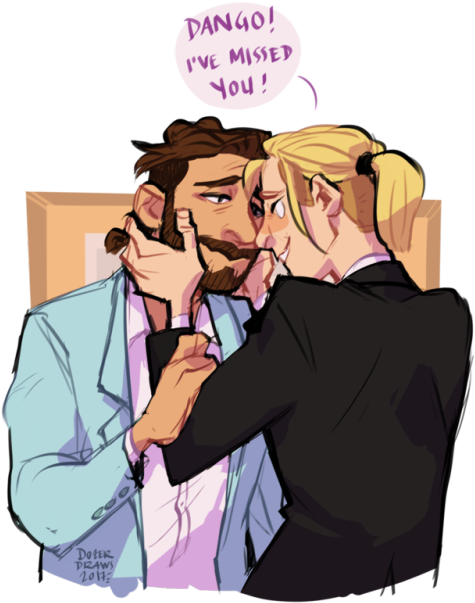 What Is It With Wwe Always Taking Dango Away From Tyler - Tyler Breeze And Fandango Fanart (500x613), Png Download