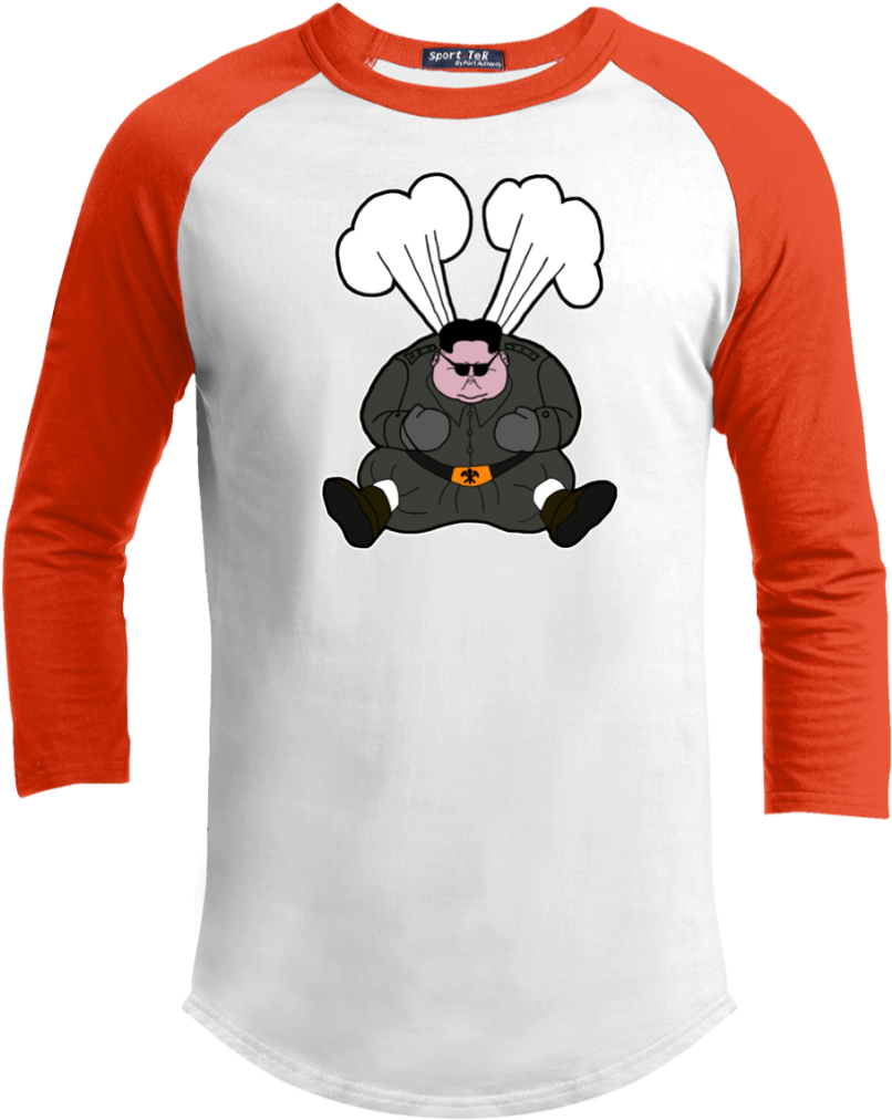 Men's White/deep Orange Sporty Graphic T-shirt With - Bohannon Cont Junior Senior High School Bulldogs Colorblock (1024x1024), Png Download