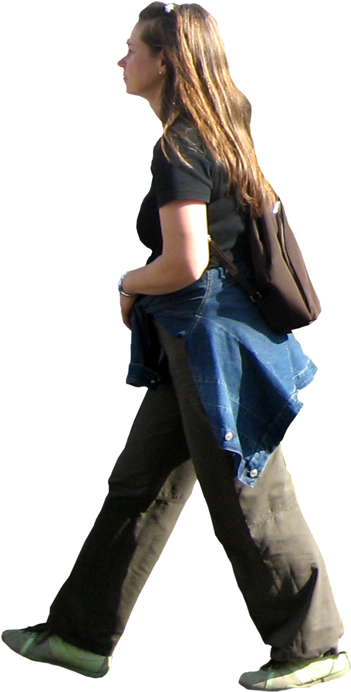 Walk Image Mart - Mujer Caminando Png (1412x1412), Png Download