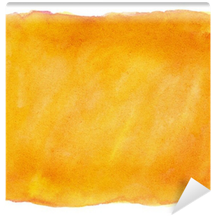 Abstract Orange Watercolor Background - Painting (400x400), Png Download