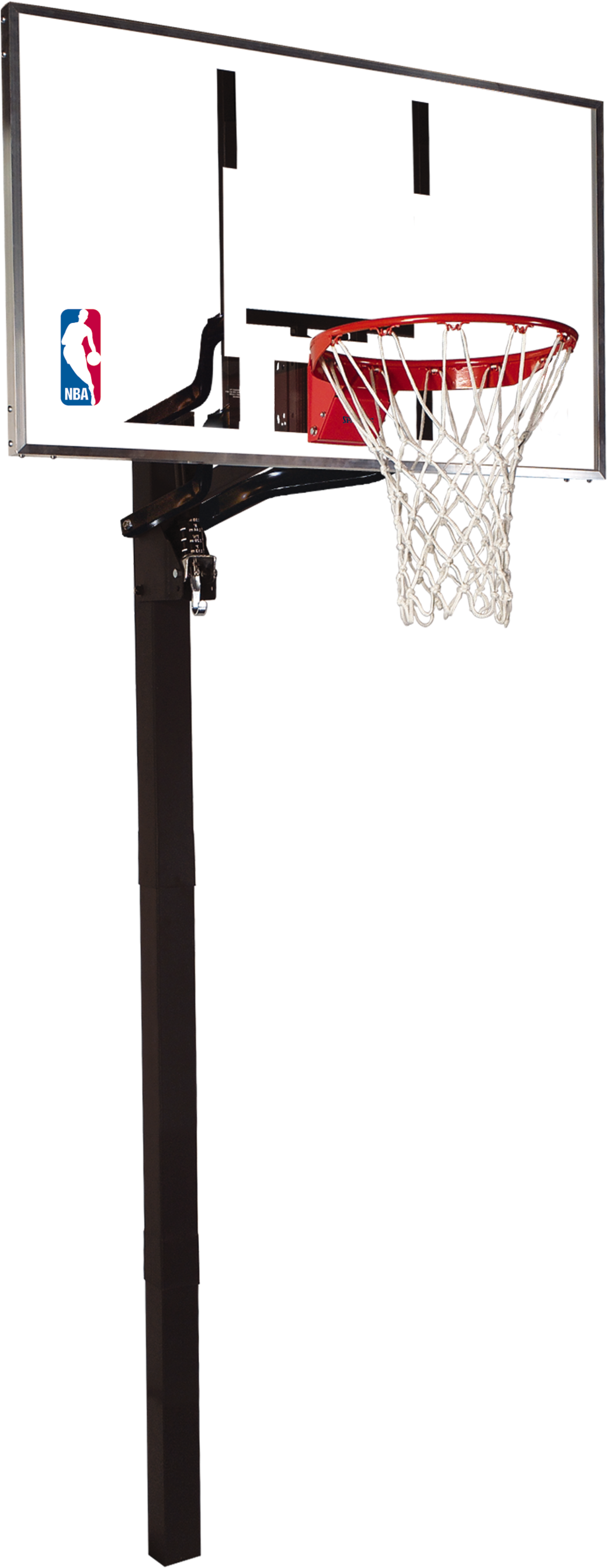Spalding 54" Glass In-ground Basketball Hoop - 60 Inch Spalding Basketball Hoop (1400x1400), Png Download