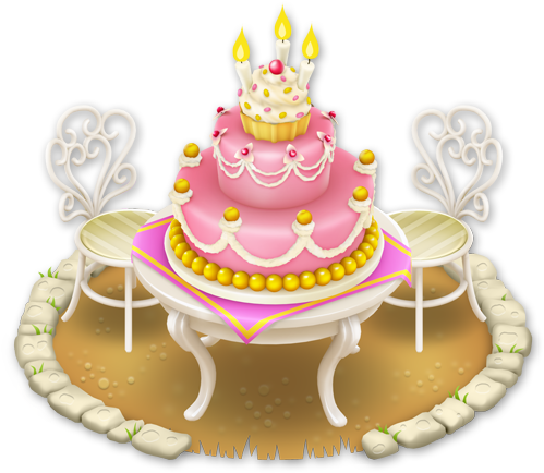 Birthday Cake - Hay Day Birthday Cake (515x515), Png Download